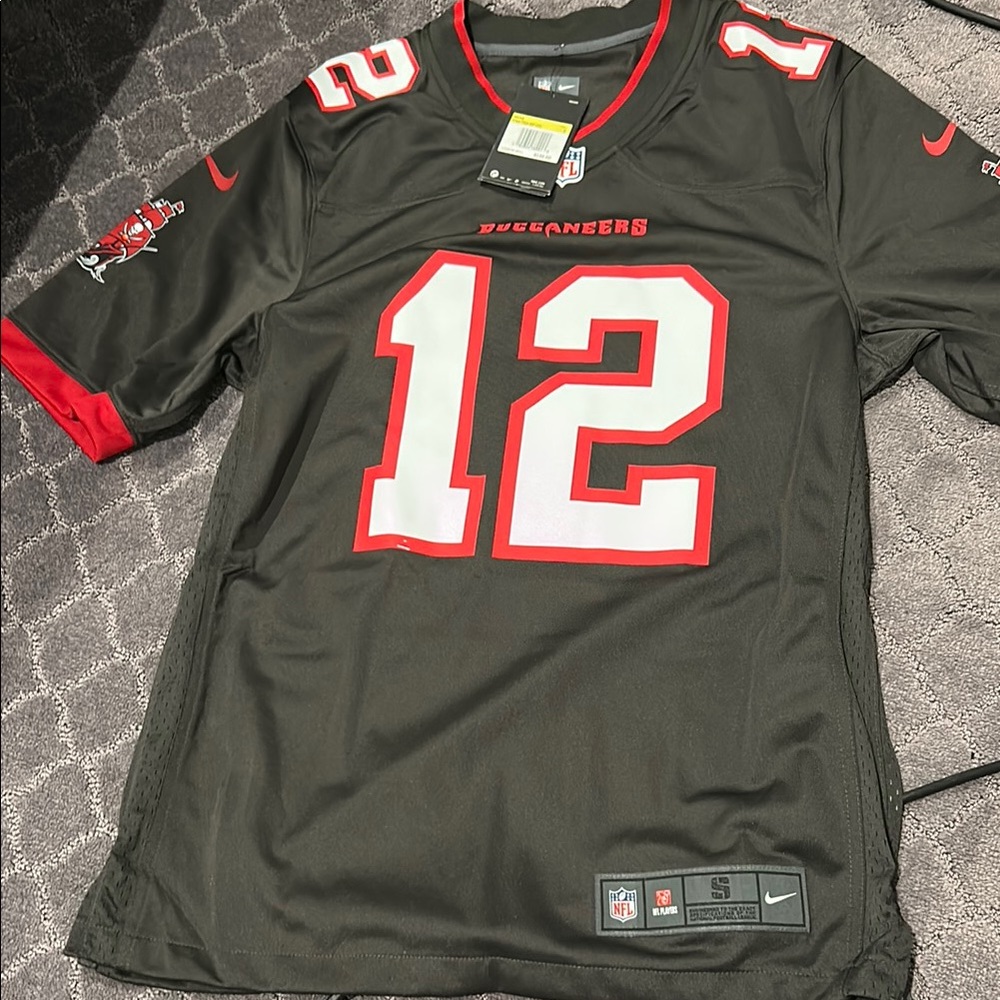 Nike Black and Red Jersey Shirt